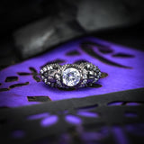 Anillo de compromiso con diamante de laboratorio de 1.0ct corte brillante con certificado IGI y diamantes de laboratorio elaborado en oro de 14k