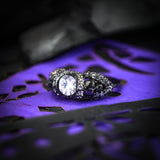 Anillo de compromiso con diamante de laboratorio de 1.0ct corte brillante con certificado IGI y diamantes de laboratorio elaborado en oro de 14k