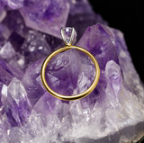 Anillo de compromiso con diamante de laboratorio de 1.0ct corte oval con certificado IGI elaborado en oro amarillo de 14k