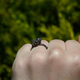 Anillo de compromiso con diamante natural de .30ct con certificación GIA elaborado en oro de 14 kilates